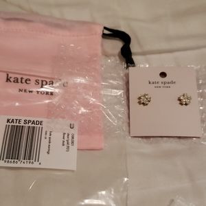 Kate Spade Crystal Flower Earrings